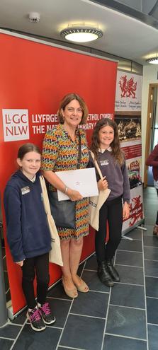 Receiving our Award